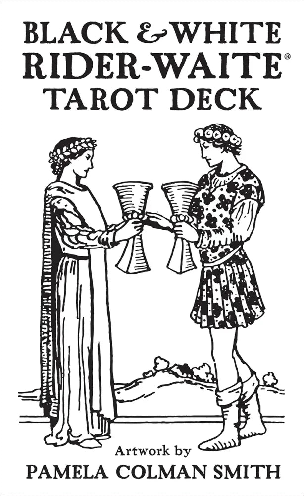 Black and White Rider - Waite tarot deck