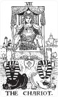Black and White Rider - Waite tarot deck
