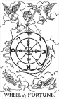 Black and White Rider - Waite tarot deck
