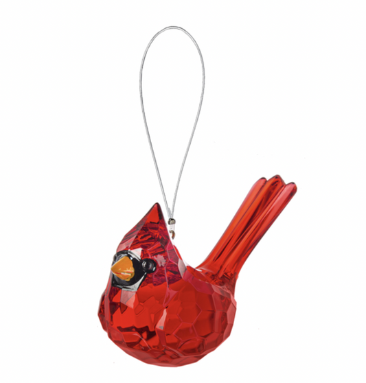 Acrylic Cardinal Ornament