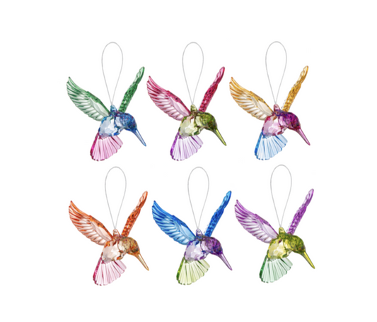 Acrylic Hummingbird Ornament