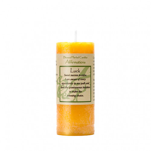 Affirmation Candle: Luck