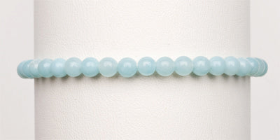 4mm Large - Womens - Mens Stretch Bracelet (Choose Your Stone)