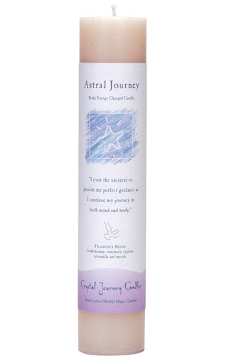 Astral Journey: Herbal Magic Pillar Candle
