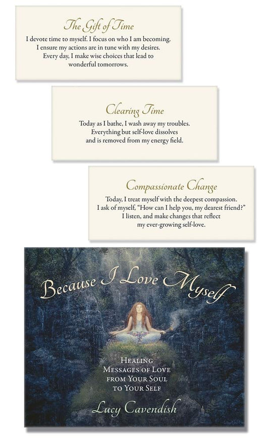 Because I Love Myself: Affirmation Deck by Lucy Cavendish