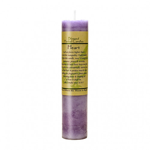 Blessed Herbal Candle: Heart