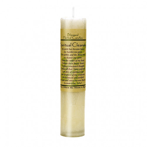 Blessed Herbal Candle: Spiritual Cleansing