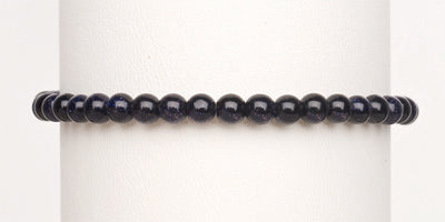 4mm Large - Womens - Mens Stretch Bracelet (Choose Your Stone)