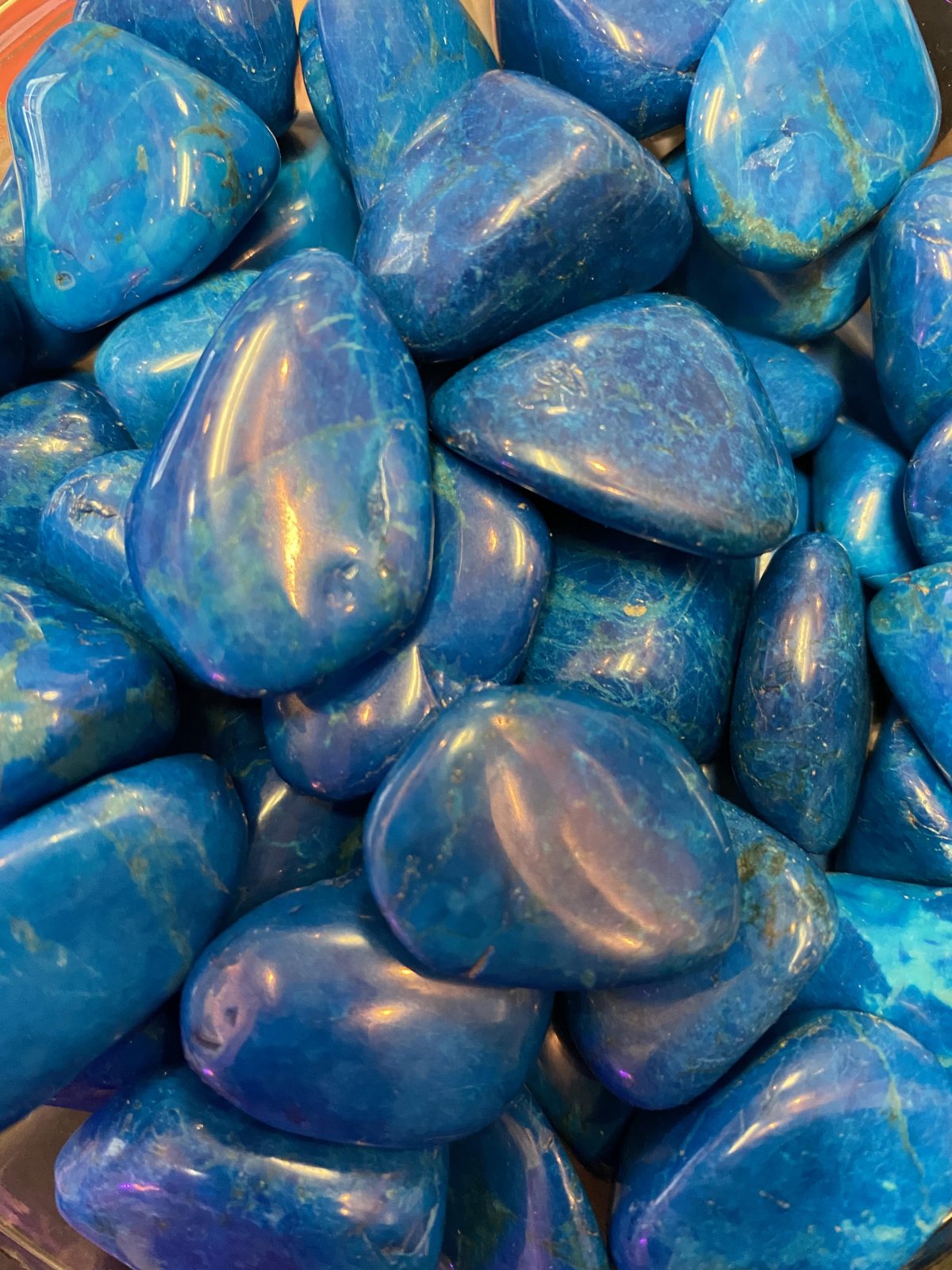 Blue Howlite (Tumbled)