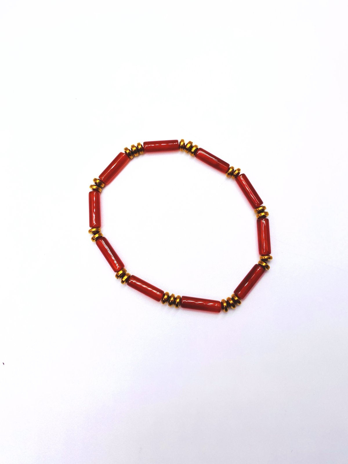 Gemstone Tube Bracelet (Choose Your Gemstone)