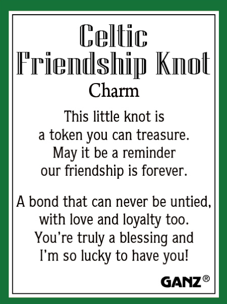 Celtic Friendship Knot Charm (ER75542)
