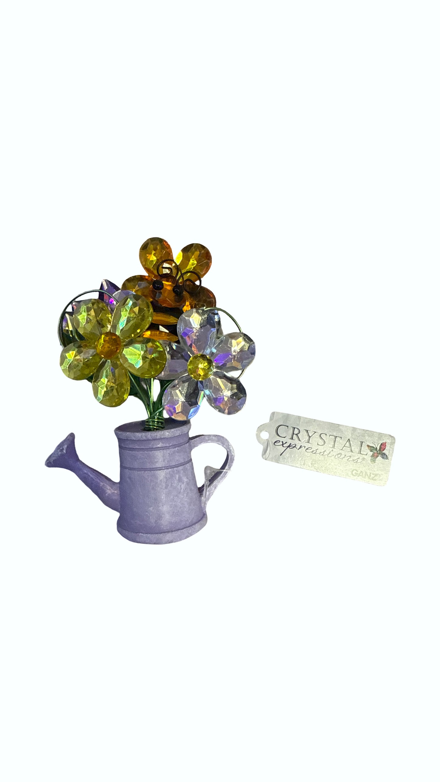 Watering Can with Flowers Ornament