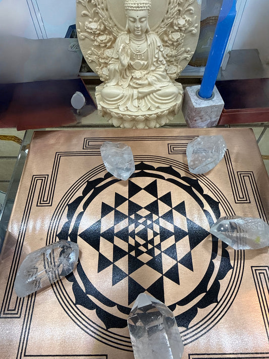 Sri Yantra Copper Grid