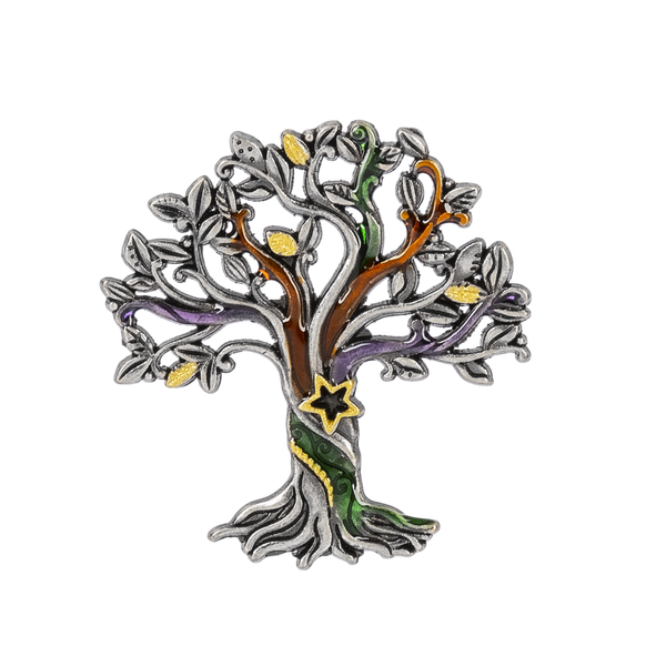 Color Your World Tree of Life Charm (ER74825)
