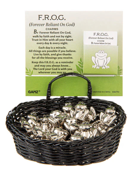 FROG Forever Reliant On God Charm (ER65761)