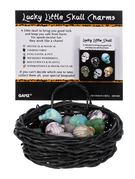 Lucky Little Skull Charm (EH74283F)