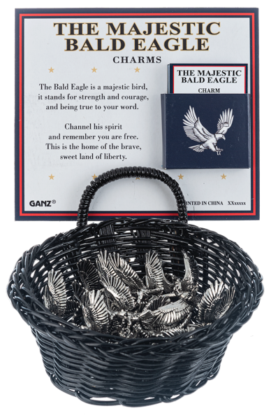 Majestic Bald Eagle Charm (ER75794)
