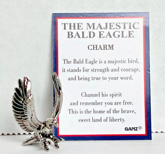 Majestic Bald Eagle Charm (ER75794)