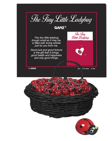 Tiny Little Ladybug Charm (EL3490)