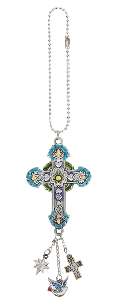 Guiding Cross Car Charm