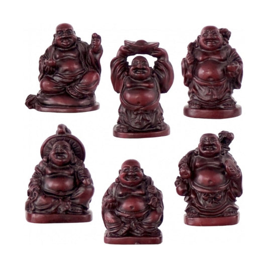1-inch Buddha Figurines 6pc Set