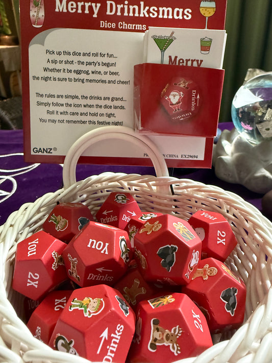 Merry Drinksmas  Dice Charmes