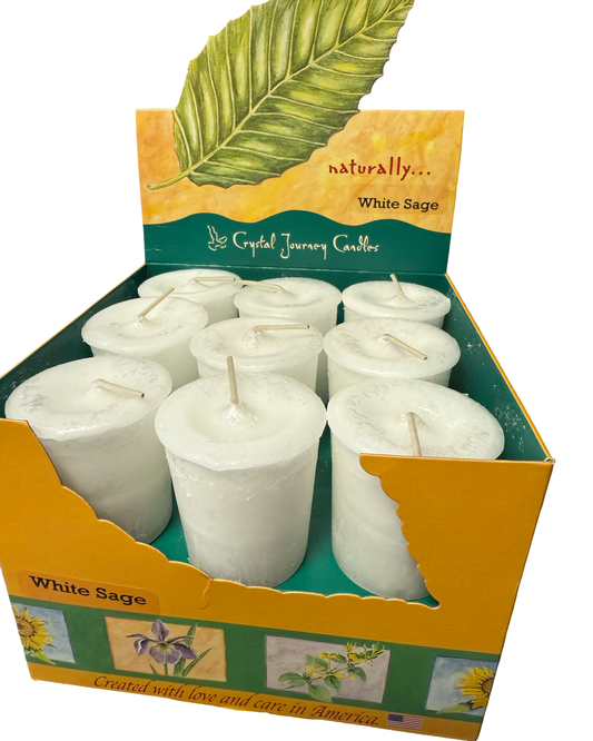 Box of White Sage  Herbal Soy Votives