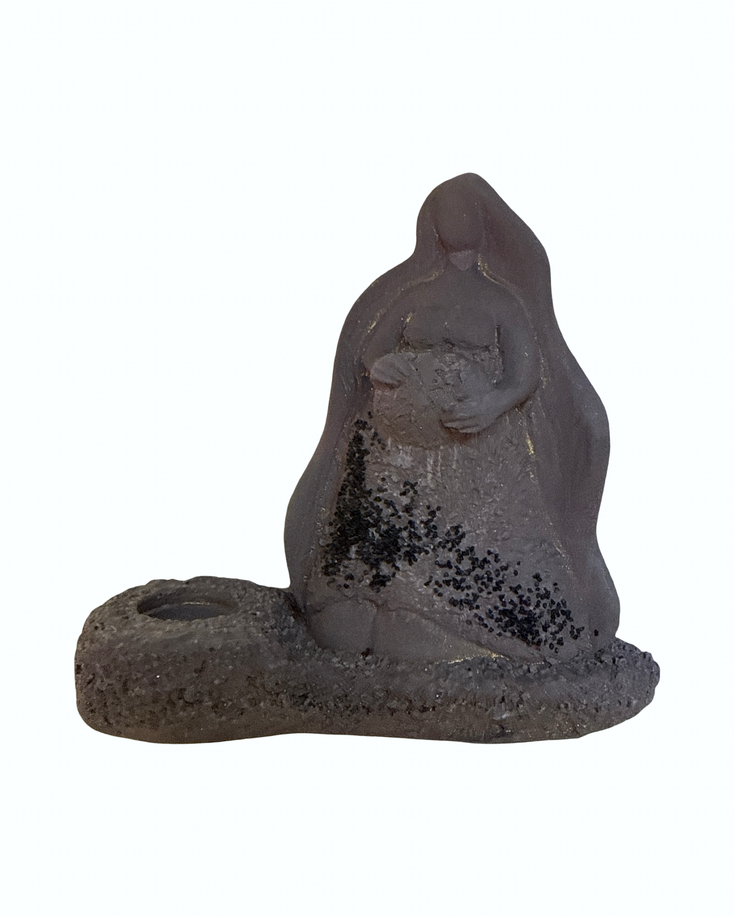 Gaia-Gypsum Cement Mini Candle Holder -