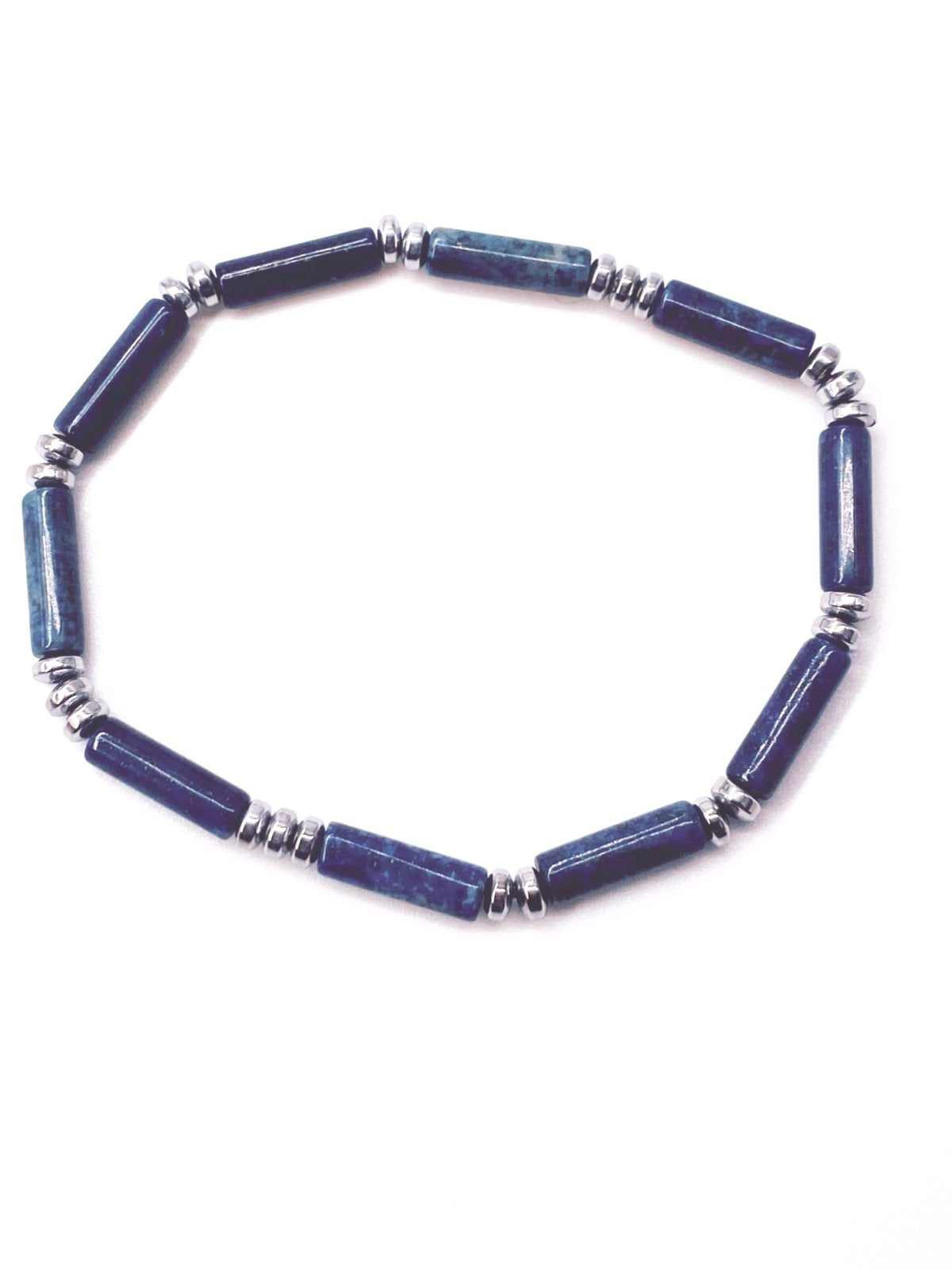 Gemstone Tube Bracelet (Choose Your Gemstone)