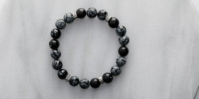 Mens 10mm Stretch Bracelet (Choose Your Stone)