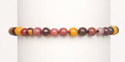 4mm Large - Womens - Mens Stretch Bracelet (Choose Your Stone)