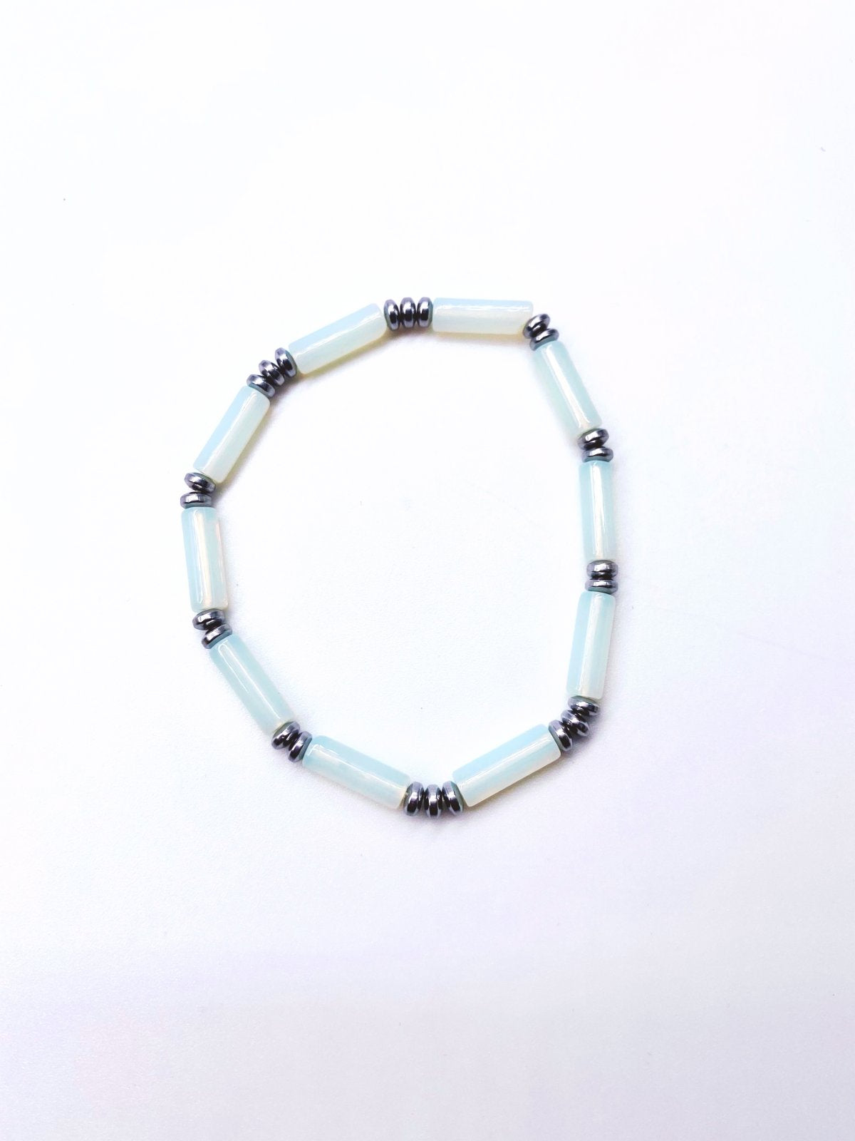 Gemstone Tube Bracelet (Choose Your Gemstone)