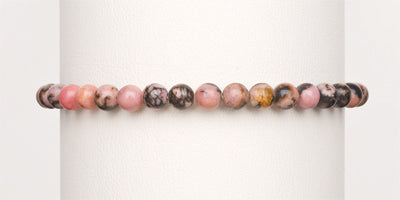4mm Large - Womens - Mens Stretch Bracelet (Choose Your Stone)