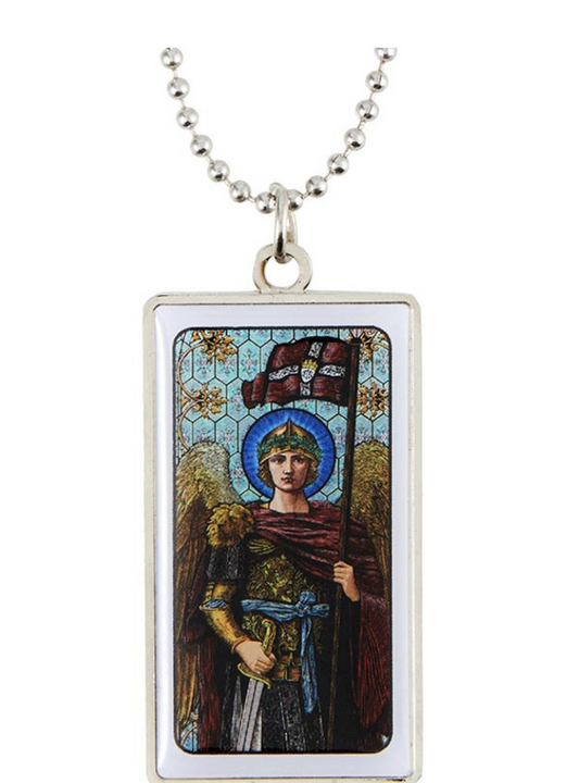 Saint Michael Dog Tag Pendant