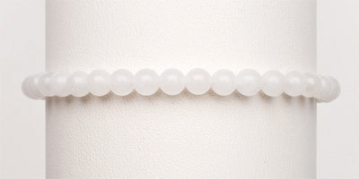 4mm Large - Womens - Mens Stretch Bracelet (Choose Your Stone)