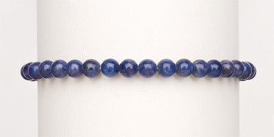 4mm Large - Womens - Mens Stretch Bracelet (Choose Your Stone)