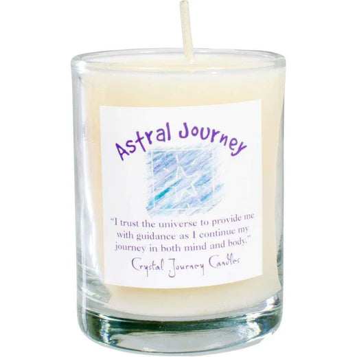 Astral Journey: Reiki Charged Soy Herbal Votive