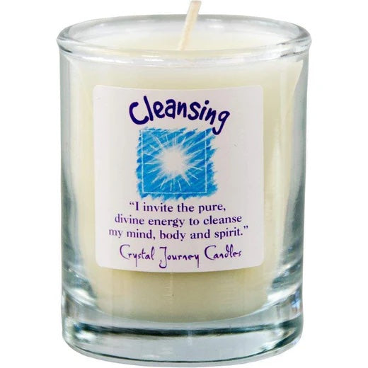 Cleansing: Reiki Charged Soy Herbal Candle