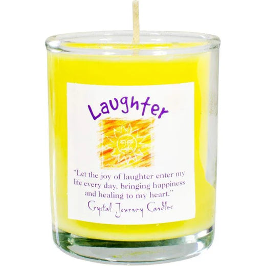 Laughter: Reiki Charged Soy Herbal Candle