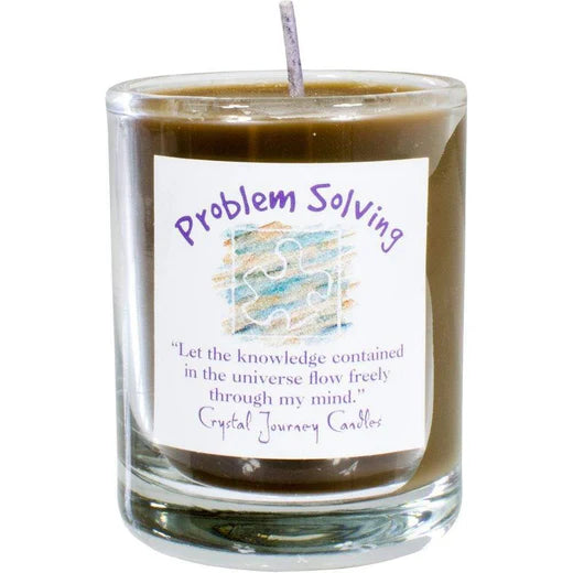 Problem Solving: Reiki Charged Soy Herbal Candle