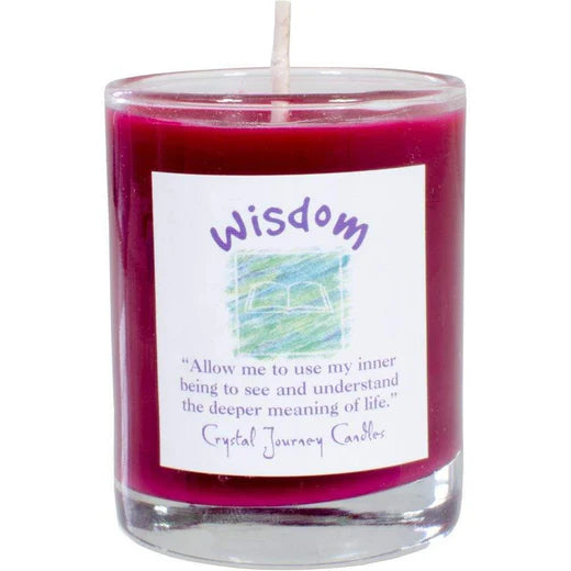 Wisdom: Reiki Charged Soy Herbal Candle