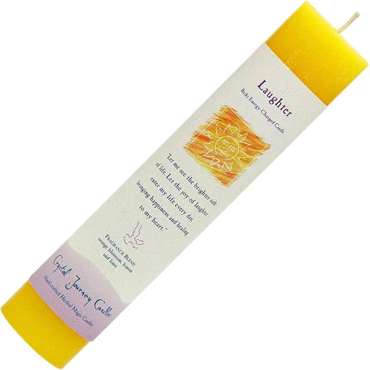 Laughter: Reiki Charged Soy Herbal Candle