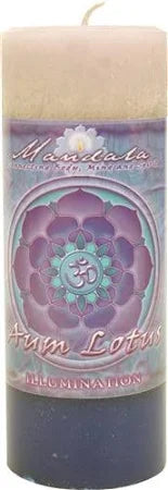 Mandala Candle: Aum Lotus "Illumination"