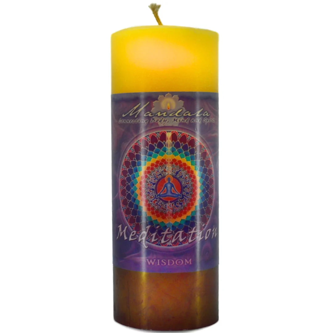 Mandala Candle: Meditation "Wisdom"