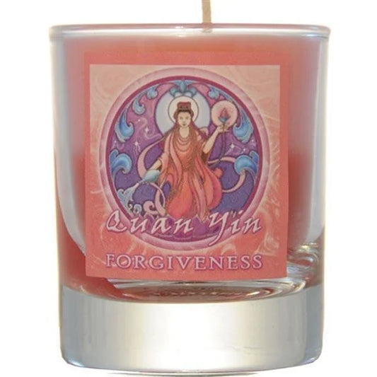 Mandala Candle: Quan Yin "Forgiveness"