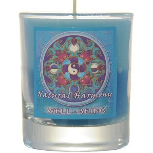 Mandala Candle: Natural Harmony "Well Being"