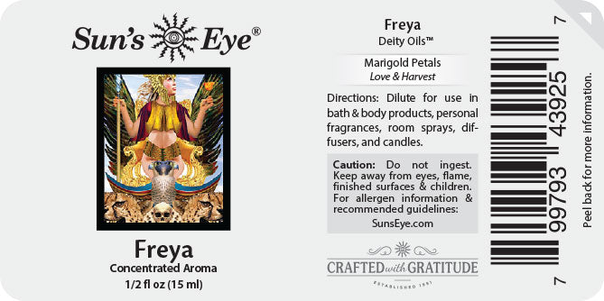 Sun's Eye Deity Oils (Choose Your Deity)