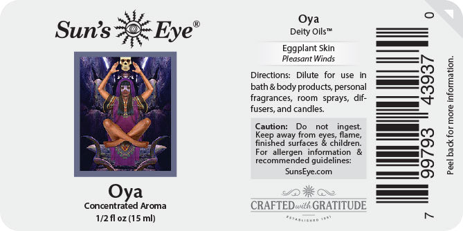 Sun's Eye Deity Oils (Choose Your Deity)