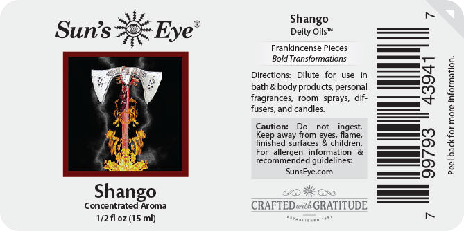 Sun's Eye Deity Oils (Choose Your Deity)