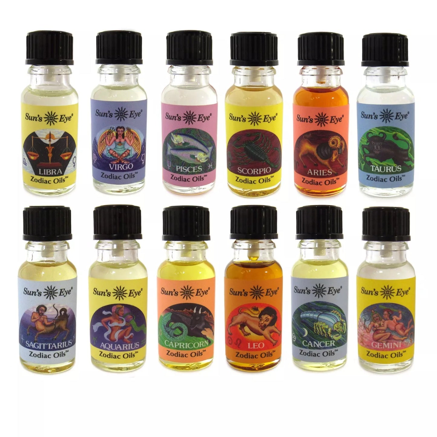 Sun's Eye Zodiac Oil (Choose Your Sign)
